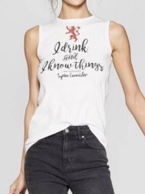 Game of Thrones "I drink and I know things" Tank shirt